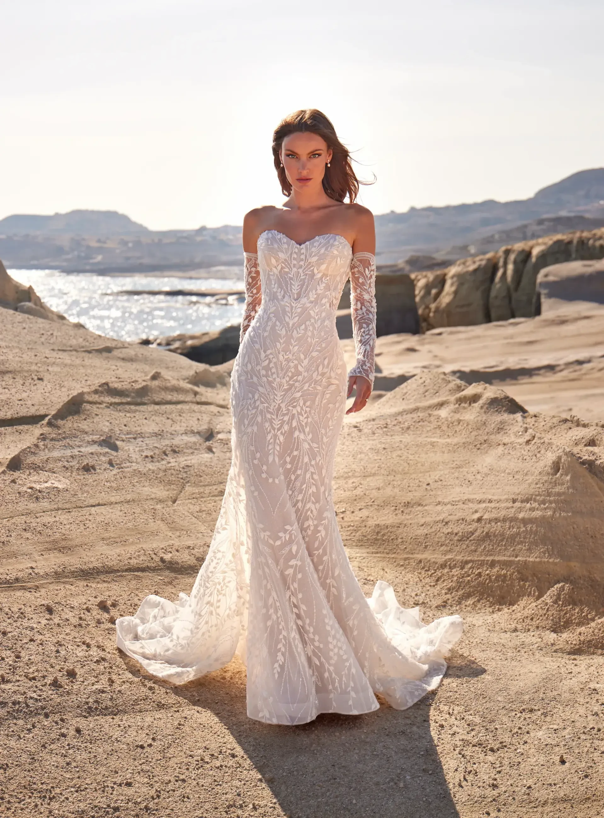 Statement Sleeves, Subtle Details: Elevating Minimalist Bridal Looks Image