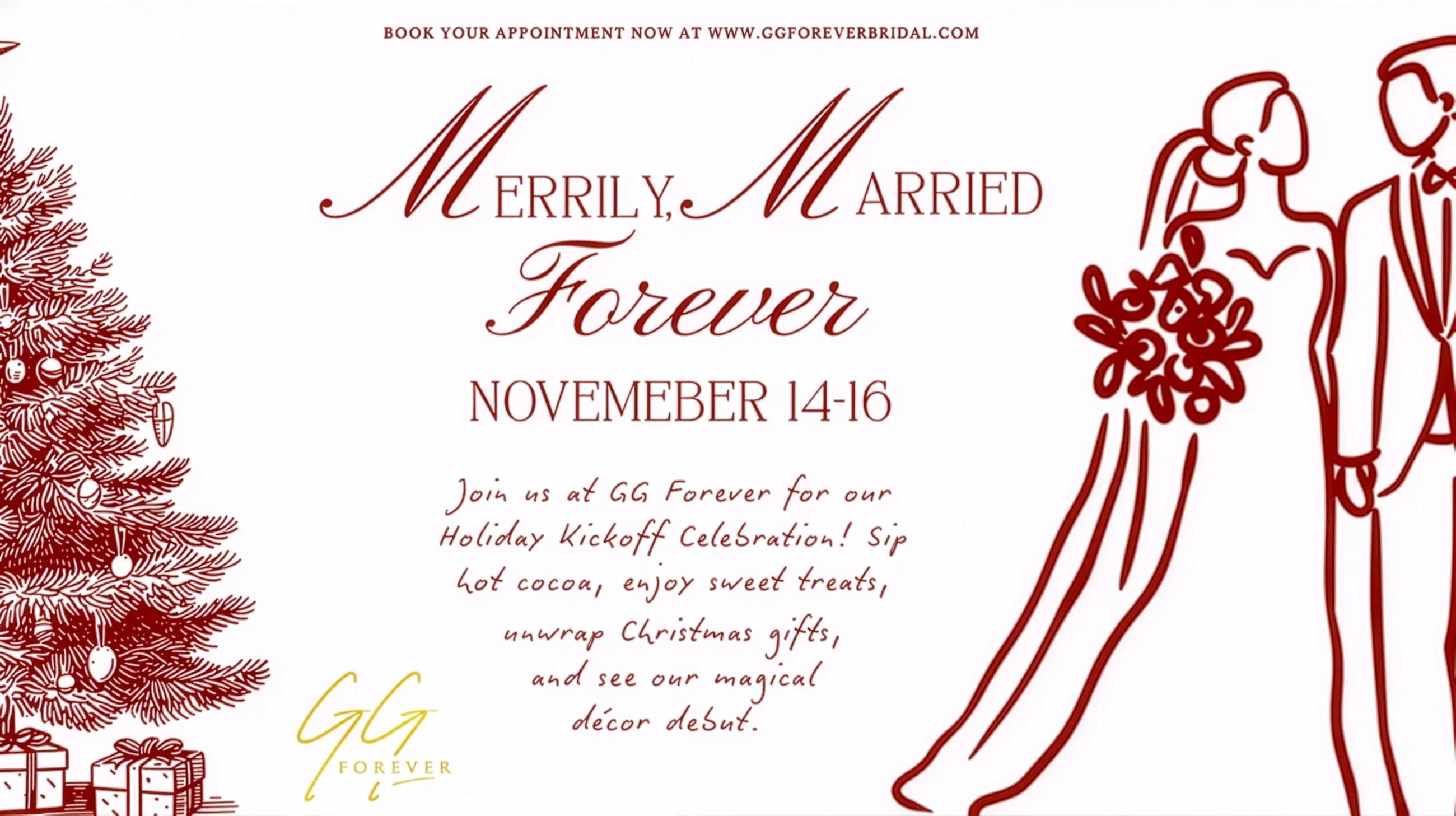 Merrily Married Forever Event Mobile Banner