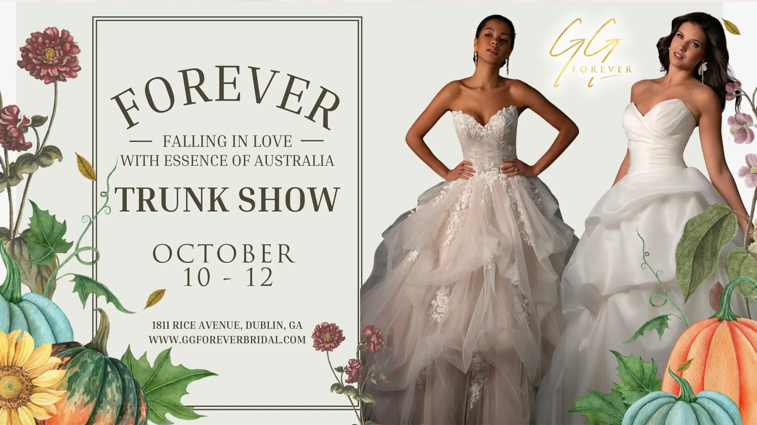 Essense of Australia Trunk Show Banner Desktop