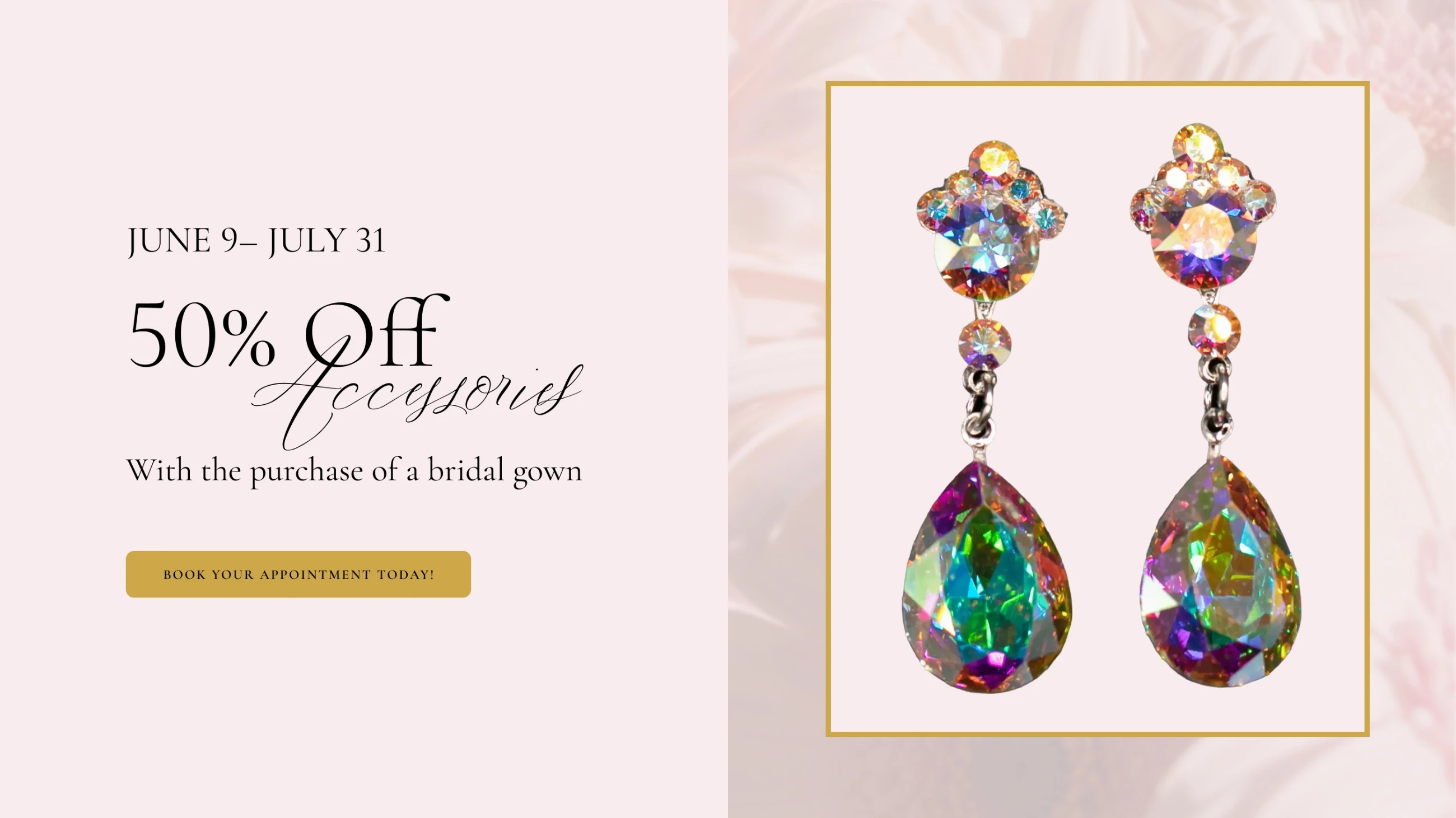 National Bridal Sale Desktop Banner
