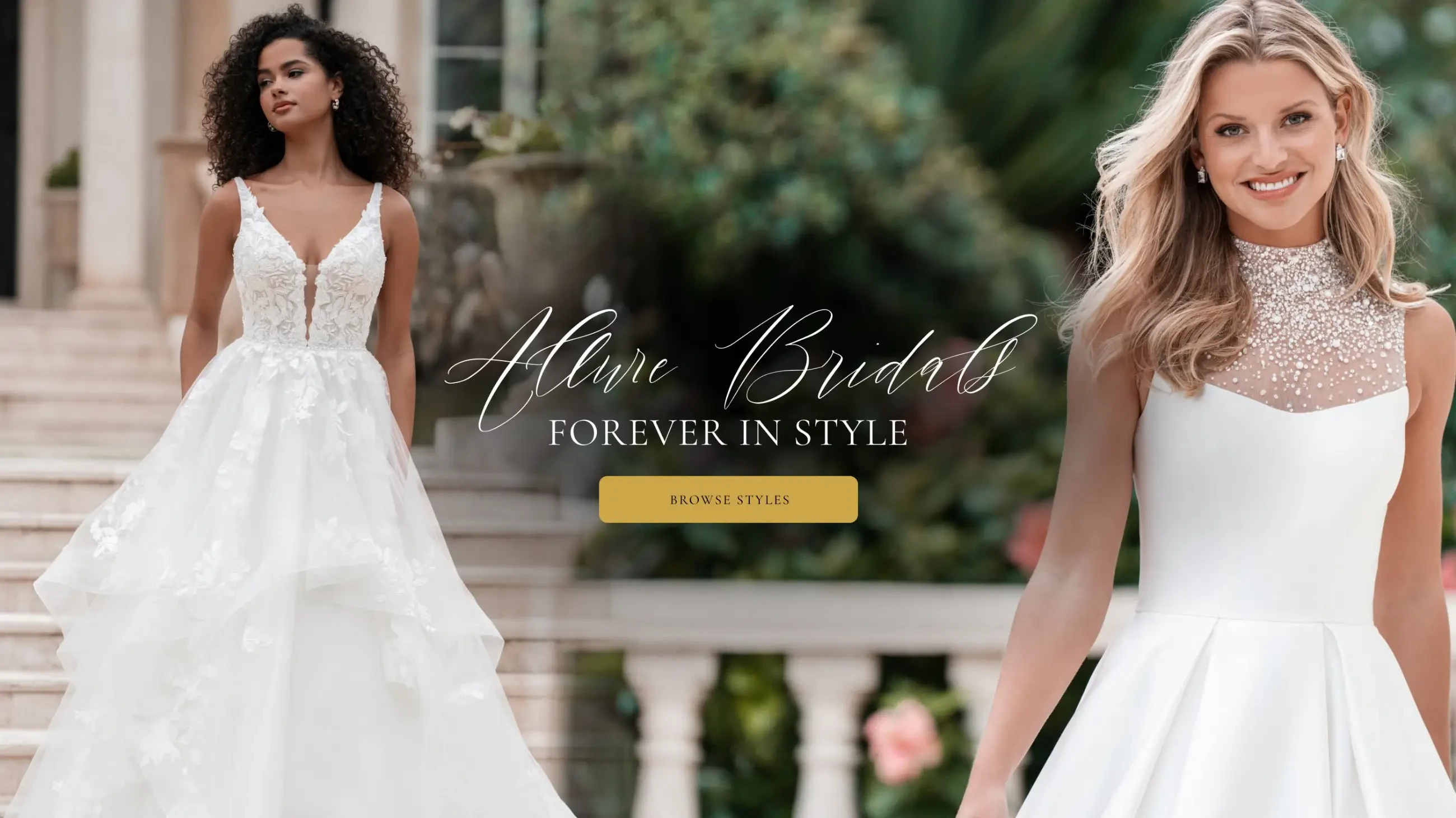 Allure Bridals Fall 2025 Banner Desktop