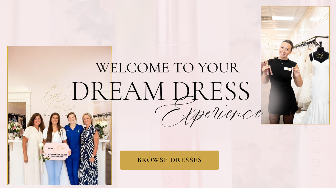 Welcome to Your Dream Dress Experience Banner Mobile